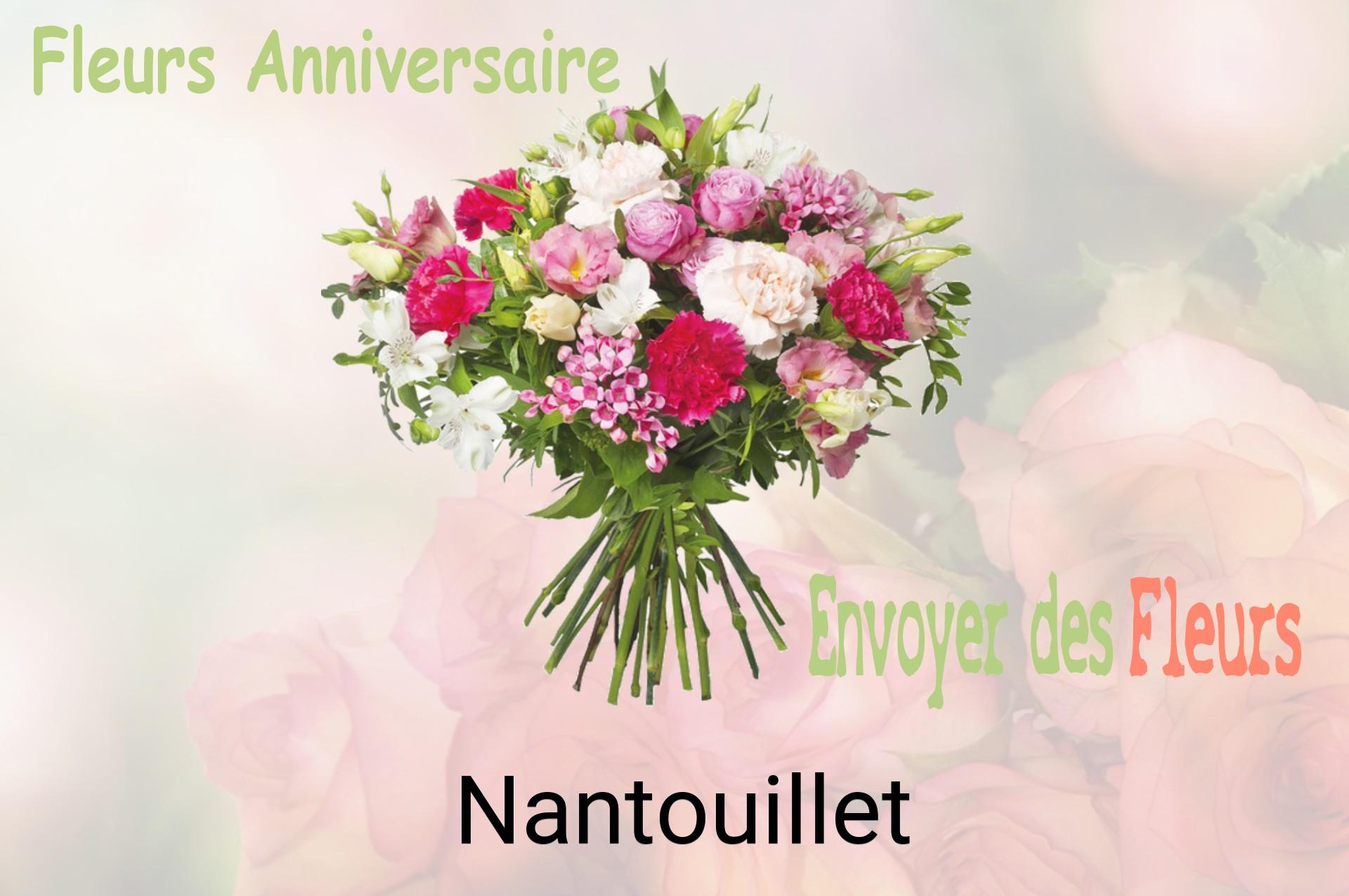 Bouquet de fleurs d’anniversaire livré à Nantouillet