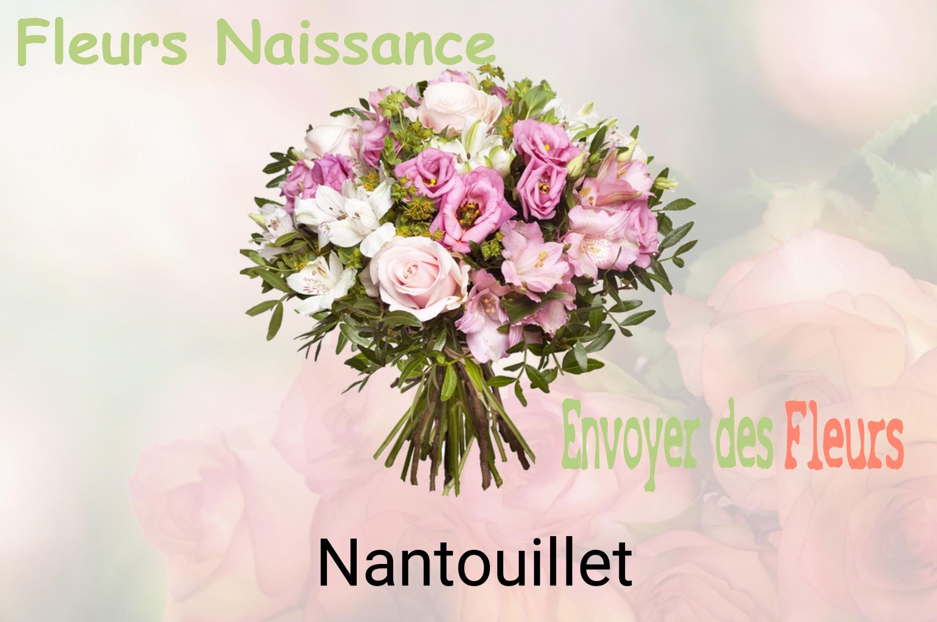 Bouquet de fleurs de naissance livré à Nantouillet